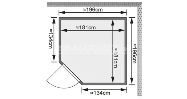 Fínska sauna Karibu  Jarin