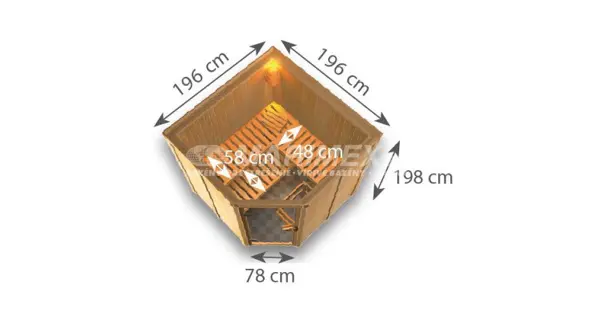 Fínska sauna Karibu  Jarin