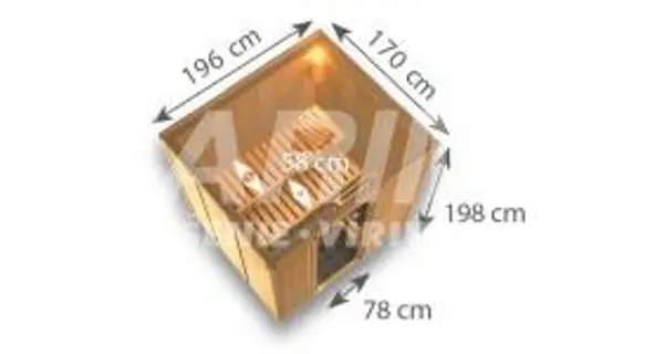 Fínska sauna Karibu Sodin - KOMPLETNÝ SET