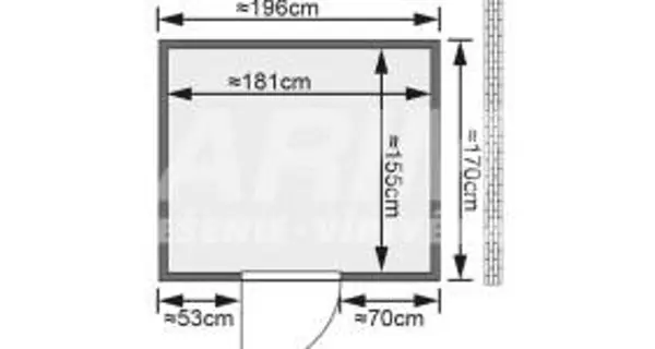 Fínska sauna Karibu Sodin - KOMPLETNÝ SET