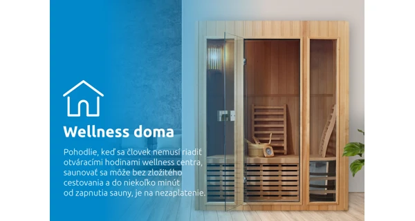 Fínska sauna Marimex KOTI M + saunové kachle (FSC)