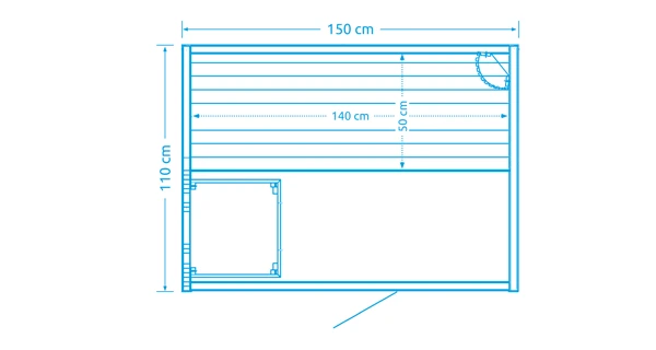 Fínska sauna Marimex SISU L + saunové kachle