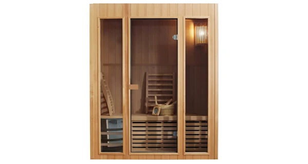 Fínska sauna Marimex Sisu L + Vírivý bazén MSPA Otium M-OT061