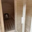Fínska sudová sauna 3,5m s odpočivárňou, teráskou a pecou na drevo