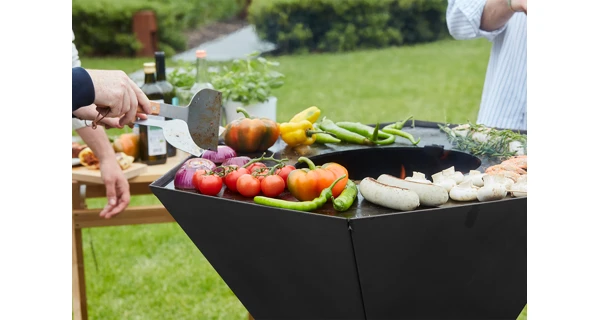 Gril na drevo Barbecook Nestor Original Čierna oceľ