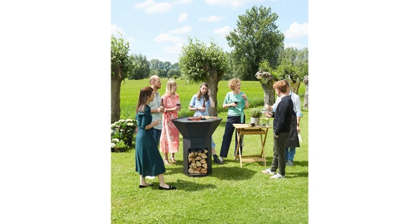 Gril na drevo Barbecook Nestor Original Čierna oceľ