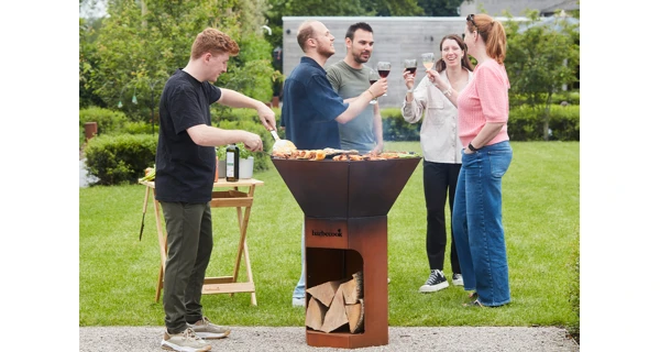 Gril na drevo Barbecook Nestor Original hnedá oceľ