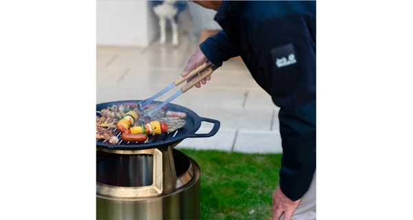 Grilovacia mriežka s nástavcom pre prenosné ohnisko Ranger