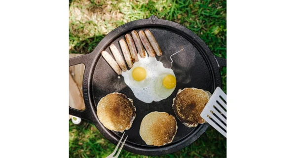 Grilovacia platňa s nástavcom pre prenosné ohnisko Ranger