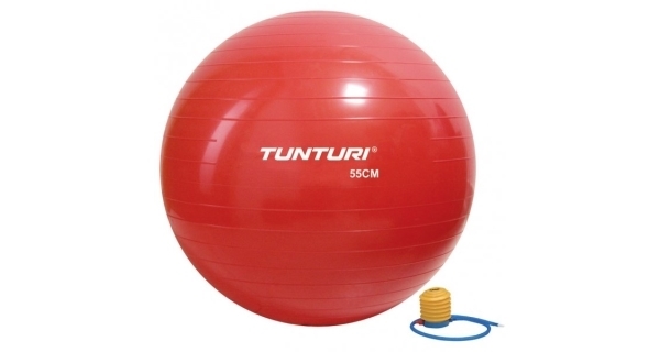 Gymnastická lopta TUNTURI 55 cm, červená