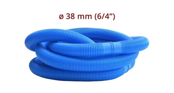 Hadica kusová Ø 6/4" (38 mm) - 1x 1,5 m modrá