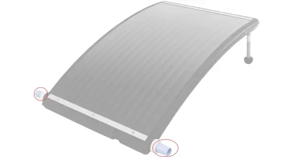 Hadicový adaptér k solárnemu ohrevu Slim 3000