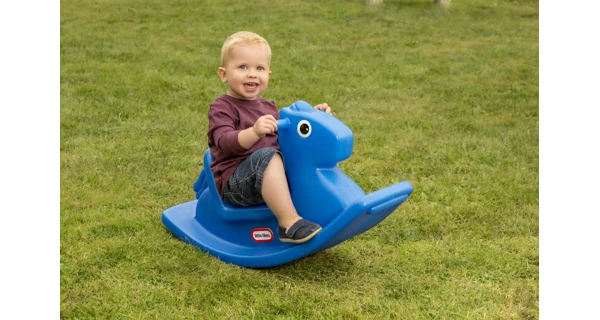 Hojdací koník - modrý