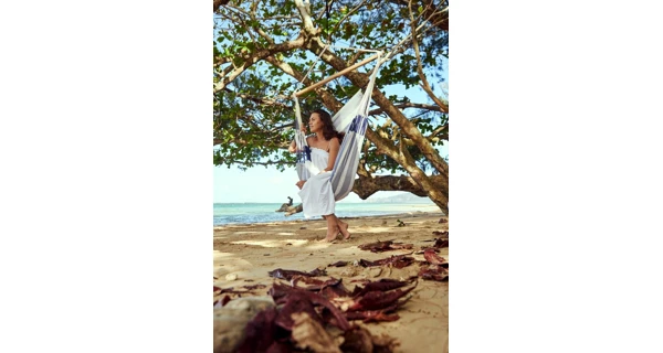 Hojdacia sedačka La Siesta Domingo Comfort Classic seasalt