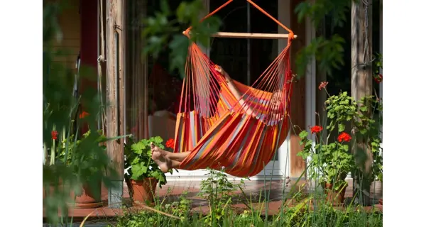 Hojdacia sedačka La Siesta Domingo Kingsize Caribic toucan