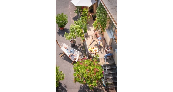 Hojdacia sedačka La Siesta Habana Basic Mono latte