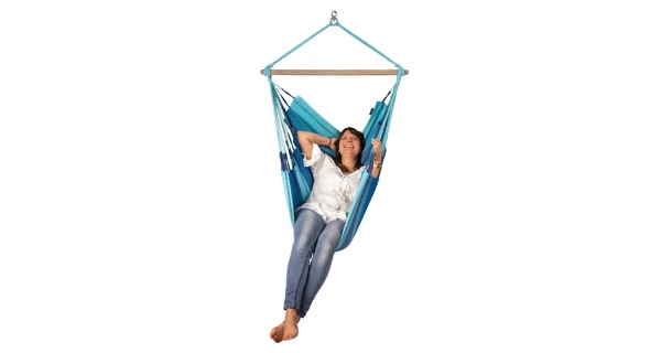 Hojdacia sedačka La Siesta Habana Basic Stripes lagoon