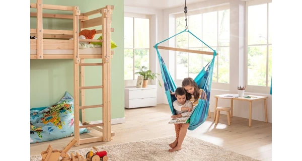 Hojdacia sedačka La Siesta Habana Basic Stripes lagoon