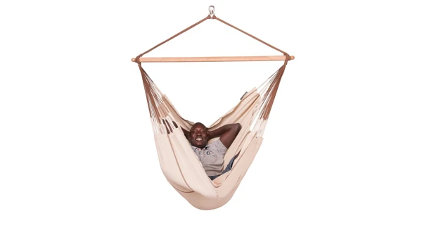 Hojdacia sedačka La Siesta Habana Kingsize, cosy nougat