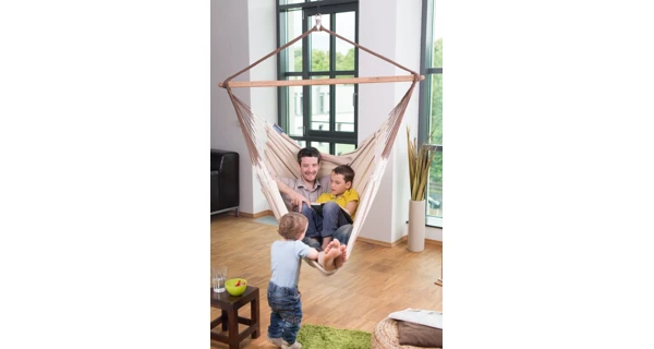 Hojdacia sedačka La Siesta Habana Kingsize, cosy nougat