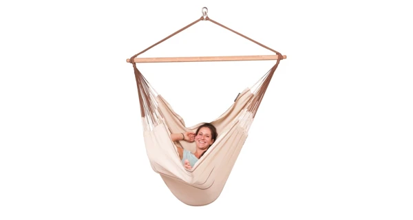 Hojdacia sedačka La Siesta Habana Kingsize, cosy nougat