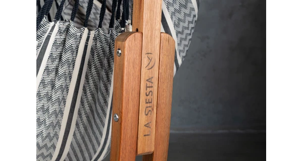 Hojdacia sedačka so stojanom La Siesta Udine Organic, zebra