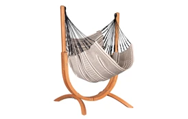 Hojdacia sedačka so stojanom La Siesta Udine Organic, zebra