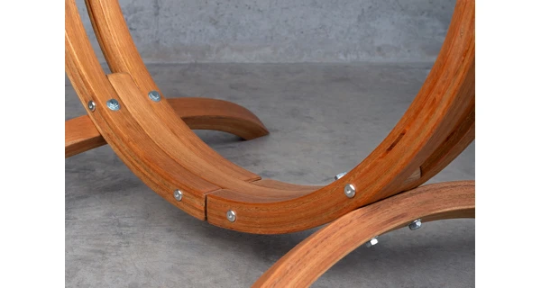 Hojdacia sedačka so stojanom La Siesta Udine Outdoor, almond