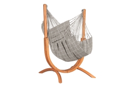 Hojdacia sedačka so stojanom La Siesta Udine Outdoor, almond