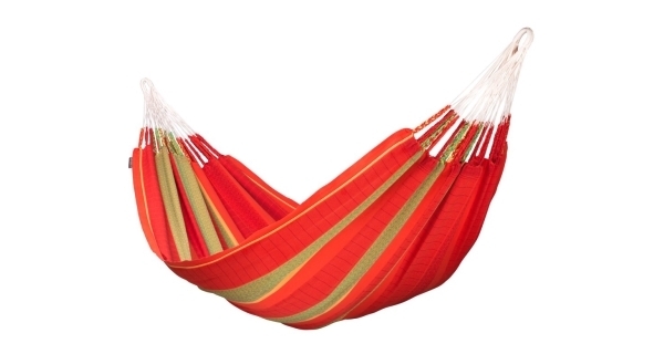 Hojdacia sieť La Siesta Flora Kingsize, stripes chilli