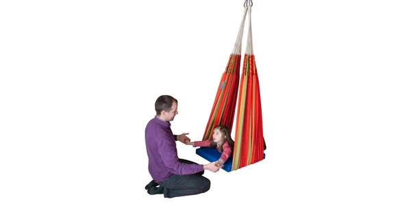 Hojdacia sieť La Siesta Flora Kingsize, stripes chilli