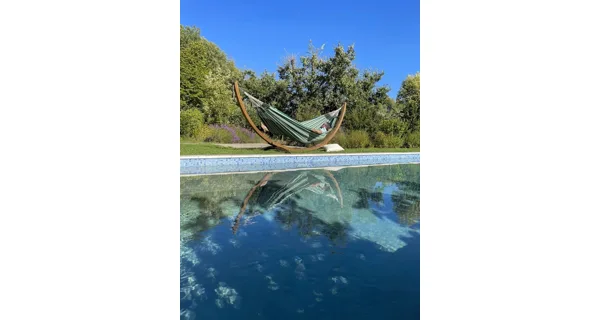 Hojdacia sieť La Siesta Modesta Double, pattern agave