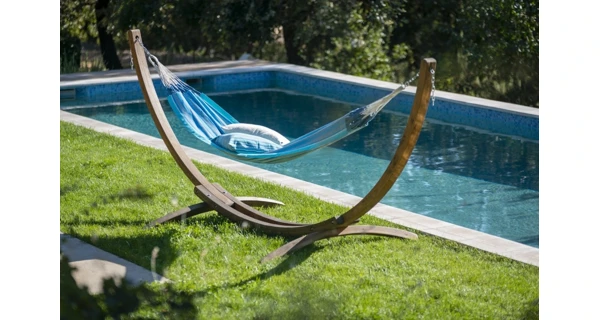 Hojdacia sieť La Siesta Modesta Double, pattern azure