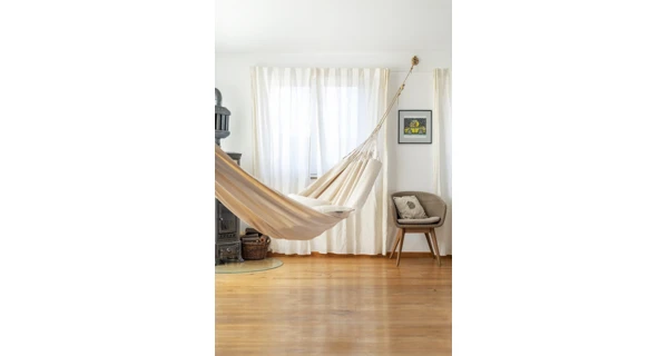 Hojdacia sieť La Siesta Modesta Kingsize, mono latte