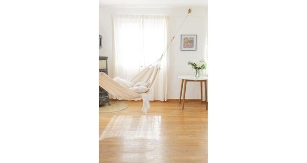 Hojdacia sieť La Siesta Modesta Single, mono latte