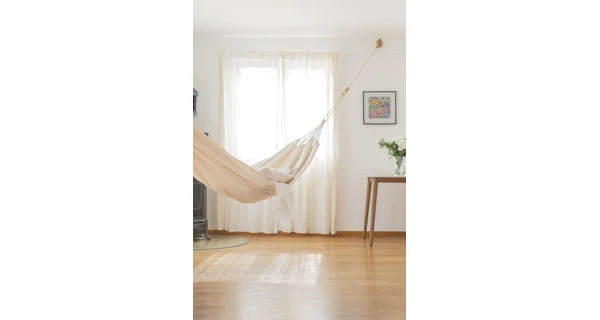 Hojdacia sieť La Siesta Modesta Single, mono latte