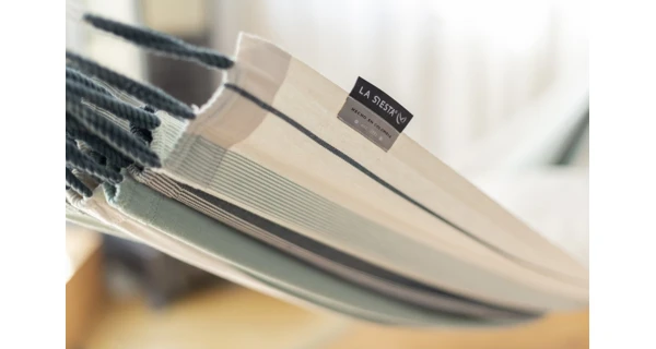 Hojdacia sieť La Siesta Modesta Single, stripes olive