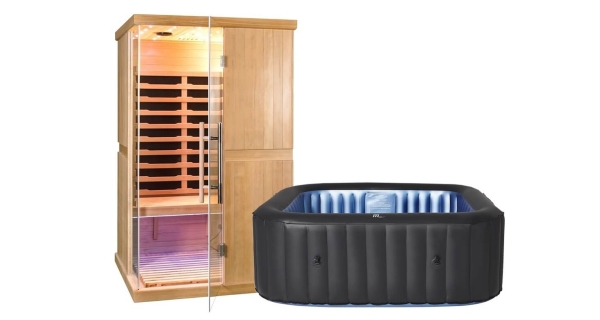 Infrasauna Marimex Elegant 3001L + Vírivý bazén MSPA Tekapo C-TE041