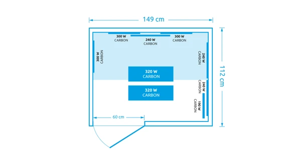 Infrasauna Marimex NOBLESSE 3001 XL