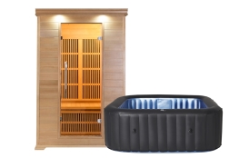 Infrasauna Marimex Popular 3001L model 2019 + Vírivý bazén MSPA Tekapo C-TE041