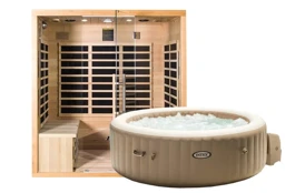 Infrasauna Marimex Popular 7001 XXL + Vírivý bazén PureSpa Bubble HWS