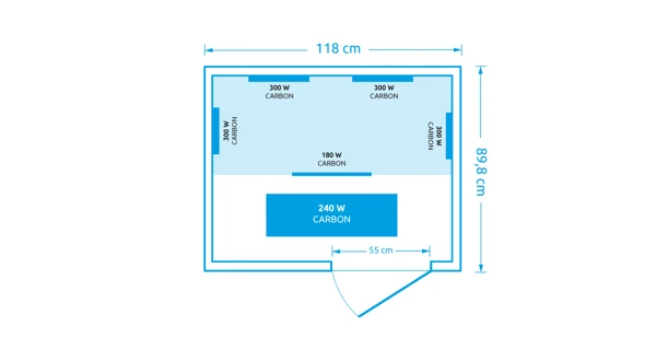 Infrasauna Marimex SMART 2001 L