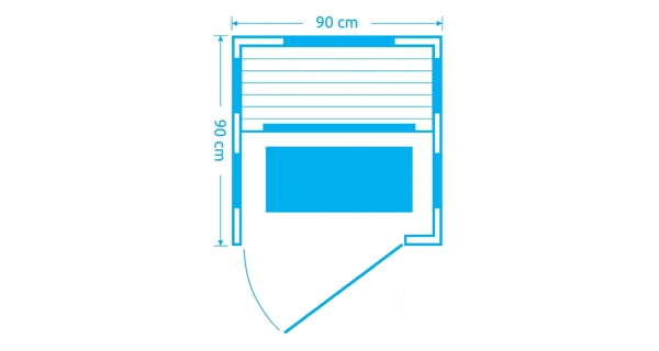 Infrasauna Marimex Trendy 2001 M - poškriabané sklo
