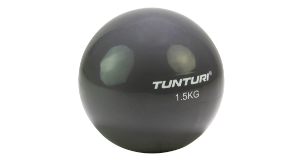 Jóga lopta Toningbal TUNTURI 1,5 kg, antracitová