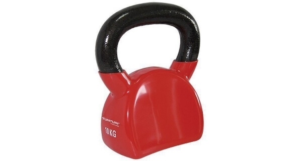 Kettlebell vinyl TUNTURI 10 kg, červený