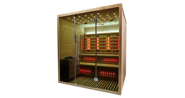 Kombinovaná sauna Marimex UNITE XXL s Wi-Fi (FSC) + saunové kachle