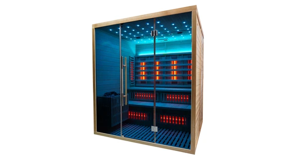 Kombinovaná sauna Marimex UNITE XXL s Wi-Fi (FSC) + saunové kachle