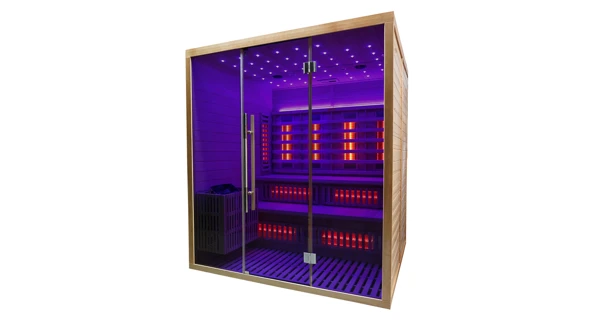 Kombinovaná sauna Marimex UNITE XXL s Wi-Fi (FSC) + saunové kachle