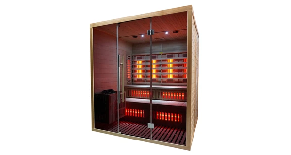 Kombinovaná sauna Marimex UNITE XXL s Wi-Fi (FSC) + saunové kachle