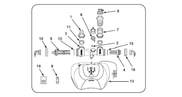 Kontrolná jednotka k chlorinátoru 26668 a 26668 GS - 12658